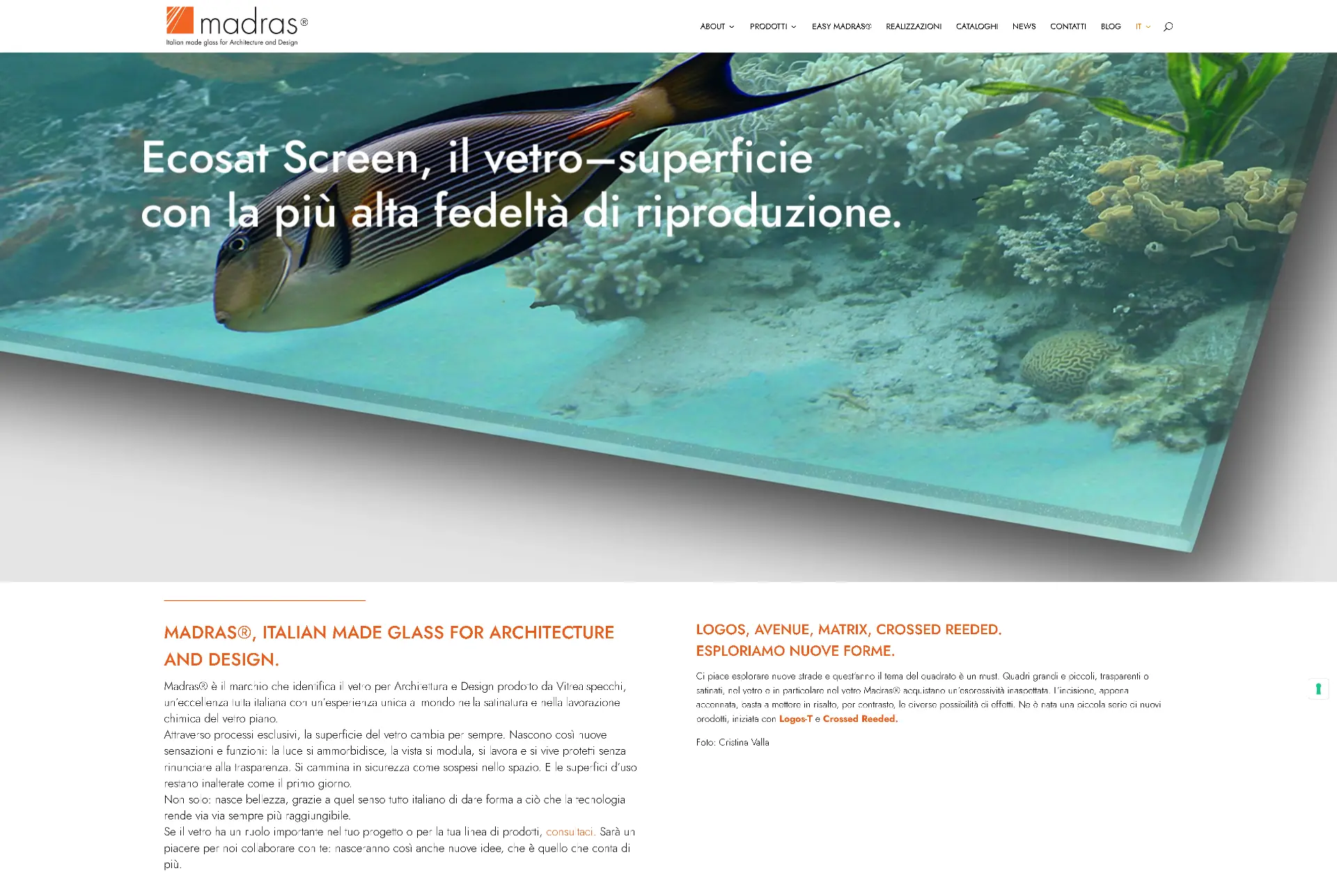Progetto Vitrealspecchi (Madras®)