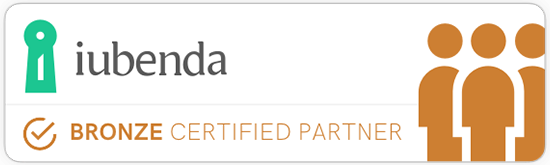 Badge ufficiale iubenda Bronze Certified Partner