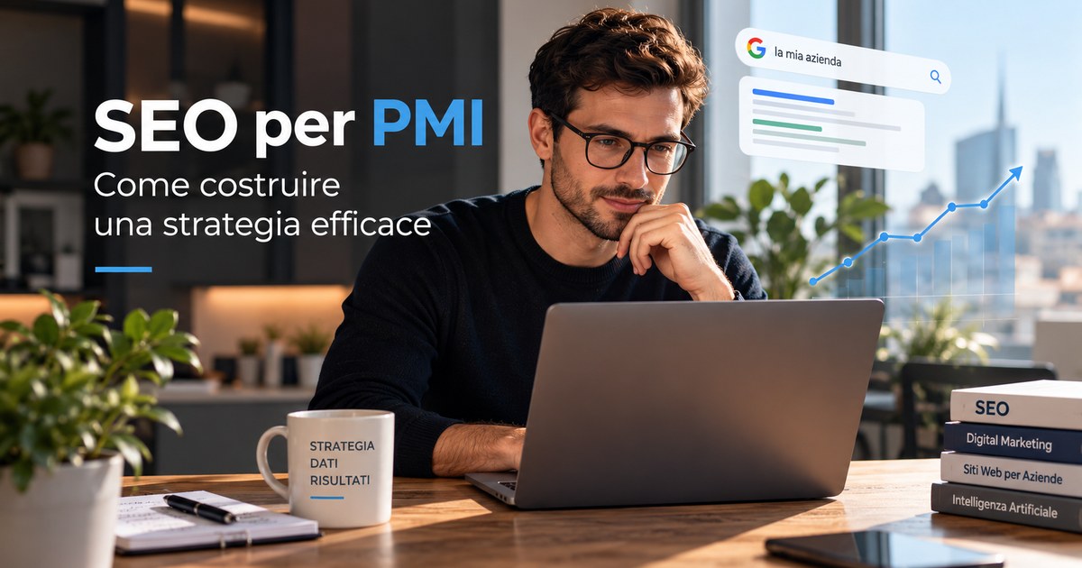 Copertina articolo SEO per PMI: come costruire una strategia SEO efficace per piccole e medie imprese