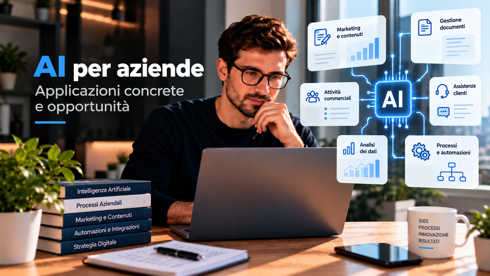 Intelligenza artificiale applicata ai processi e al marketing aziendale